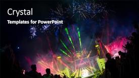  Presentation with medusa - PPT theme with cullera-spain-august-14th-medusa background and a wine colored foreground