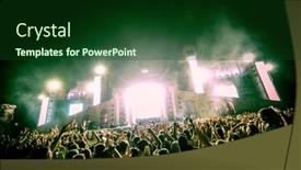  Presentation with medusa - PPT layouts featuring cullera-spain-august-14th-medusa background and a forest green colored foreground