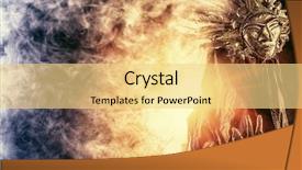  Presentation with folklore - Amazing slide set having cult - metaphorical idea of the sun backdrop and a blonde colored foreground