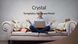  Presentation with cultural competence - Beautiful slide deck featuring cultural competence - young man finding a solution backdrop and a  colored foreground