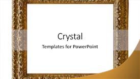  Presentation with picture frame - Beautiful presentation featuring cultural frames - old wooden picture frame isolated backdrop and a white colored foreground