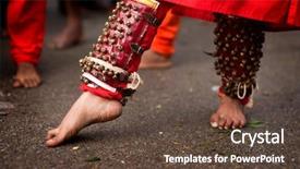  Presentation with malaysia culture - Audience pleasing theme consisting of india culture - close up of a devotee's backdrop and a tawny brown colored foreground