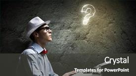  Presentation with funny - PPT layouts having concept painted black text workflow background and a white colored foreground