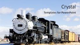  Presentation with toltec - Slide deck with toltecs - cumbres and toltec narrow gauge background and a light blue colored foreground