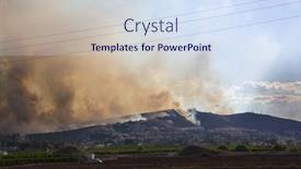  Presentation with torrent - Presentation consisting of cumbres-de-calicanto-torrent-valencia background and a  colored foreground