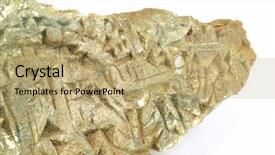  Presentation with ancient - Presentation theme consisting of cuneiform - ancient sumerian writing carved background and a  colored foreground