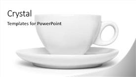  Presentation with coffee beans on a white - Amazing slide set having cup coffee isolated on white backdrop and a white colored foreground