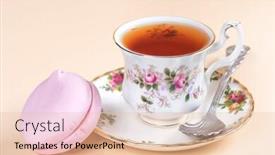  Presentation with black tea - Audience pleasing slides consisting of cup-of-black-tea backdrop and a lemonade colored foreground