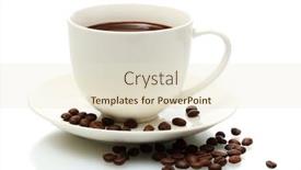  Presentation with coffee beans - Cool new presentation with cup-of-coffee-and-beans backdrop and a lemonade colored foreground