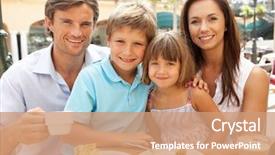  Presentation with cup coffee - Theme with cup of coffee and cake background and a coral colored foreground