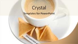  Presentation with fortune cookie game - Slide set enhanced with peer pressure - unhappy girl being gossiped about background and a  colored foreground.