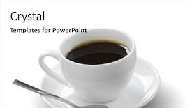  Presentation with hot chocolate - Presentation design consisting of cup of coffee or hot background and a  colored foreground