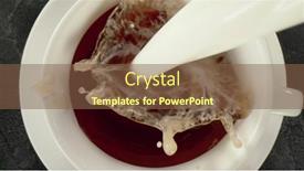  Presentation with hot tea - Slides consisting of cup-of-hot-coffee background and a tawny brown colored foreground