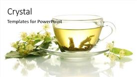  Presentation with tea plant - Audience pleasing PPT theme consisting of theater - flag turkish flag design backdrop and a crimson colored foreground