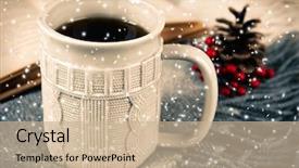  Presentation with effect - Audience pleasing presentation design consisting of snow cone flavors - cup of tea on plaid backdrop and a soft green colored foreground