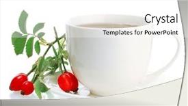  Presentation with war roses tudor rose - Amazing slides having cup of tea with hip backdrop and a white colored foreground