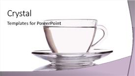  Presentation with water cup - Amazing slides having cup backdrop and a white colored foreground