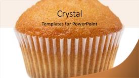  Presentation with muffin - Presentation theme enhanced with handsome man in blue shirt sitting and praying background and a dark gray colored foreground