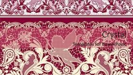  Presentation with vector - Presentation design enhanced with cupid - raster version of vector illustration background and a red colored foreground