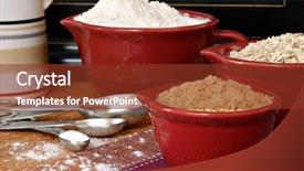  Presentation with stainless steel - Presentation having cups and stainless steel spoon background and a tawny brown colored foreground