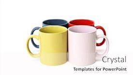  Presentation with history earth globe isolated white - Presentation theme having cups-isolated-on-a-white background and a sky blue colored foreground