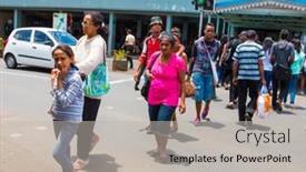  Presentation with bus station - Cool new PPT theme with curepipe-mauritius-island-28-october backdrop and a light gray colored foreground