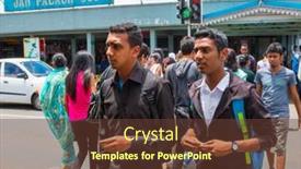  Presentation with bus station - Slides enhanced with curepipe-mauritius-island-28-october background and a tawny brown colored foreground