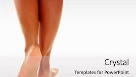  Presentation with bare breasted woman - Colorful PPT layouts enhanced with s curity - beautiful woman's bare feet backdrop and a white colored foreground