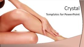  Presentation with pregnant woman cleaning - Amazing theme having s curity - woman's legs with clean backdrop and a white colored foreground