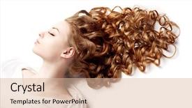  Presentation with perfect - Audience pleasing slides consisting of curly hair - image of girl with perfect backdrop and a lemonade colored foreground