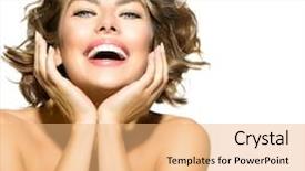  Presentation with haircut - Slide deck with bunch of mistletoe viscum album background and a soft green colored foreground