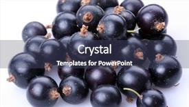  Presentation with currant - Colorful slides enhanced with currant black objects on white backdrop and a ocean colored foreground