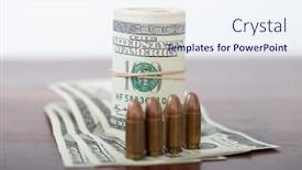  Presentation with elements - Slide set featuring a table design elements background and a sky blue colored foreground