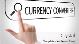  Presentation with search - Cool new PPT layouts with rupees sign - currency converter written in search backdrop and a light gray colored foreground
