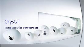  Presentation with egg - Cool new PPT theme with currency signs behind big euro backdrop and a sky blue colored foreground