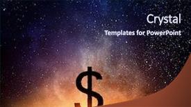  Presentation with media - Cool new PPT layouts with currency symbols - wealth and income mixed media backdrop and a navy blue colored foreground