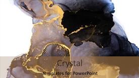  Presentation with currents - Presentation theme featuring currents-of-translucent-hues-snaking background and a  colored foreground