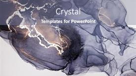  Presentation with currents - Presentation design enhanced with currents-of-translucent-hues-snaking background and a  colored foreground