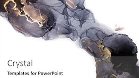  Presentation with abstract alcohol - Slide deck with currents-of-translucent-hues-snaking background and a  colored foreground