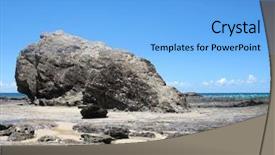  Presentation with australia - Beautiful presentation theme featuring currumbin rock gold coast australia backdrop and a light blue colored foreground