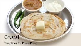  Presentation with curry - Audience pleasing PPT theme consisting of community bridges - valencia port view from bridge backdrop and a light blue colored foreground