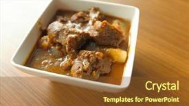  Presentation with south indian food - Presentation consisting of curry indian food background and a tawny brown colored foreground