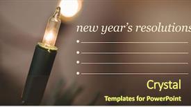 Presentation with new years - Amazing PPT layouts having cursive letters - composite image of new years backdrop and a  colored foreground