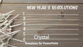  Presentation with new years - Colorful slide deck enhanced with cursive letters - composite image of new years backdrop and a  colored foreground