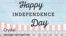  Presentation with independence - PPT theme with cursive letters - poster of independence day background and a  colored foreground