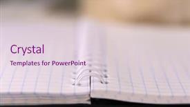  Presentation with image retrieval - Audience pleasing slide set consisting of cursive writing - image of notebook close up backdrop and a lemonade colored foreground