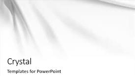  Presentation with rippled white silk - Slides featuring curtain background - closeup of rippled silk fabric background and a  colored foreground