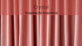  Presentation with curtain - Presentation theme with curtain-background-detail-with-waves background and a  colored foreground