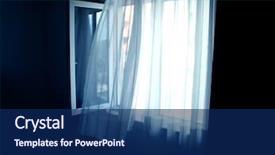  Presentation with curtain opening - PPT layouts consisting of curtain opening - close up shot background and a navy blue colored foreground