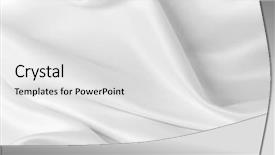 Presentation with rippled white silk - Beautiful presentation theme featuring curtains lines - closeup of rippled white silk backdrop and a white colored foreground